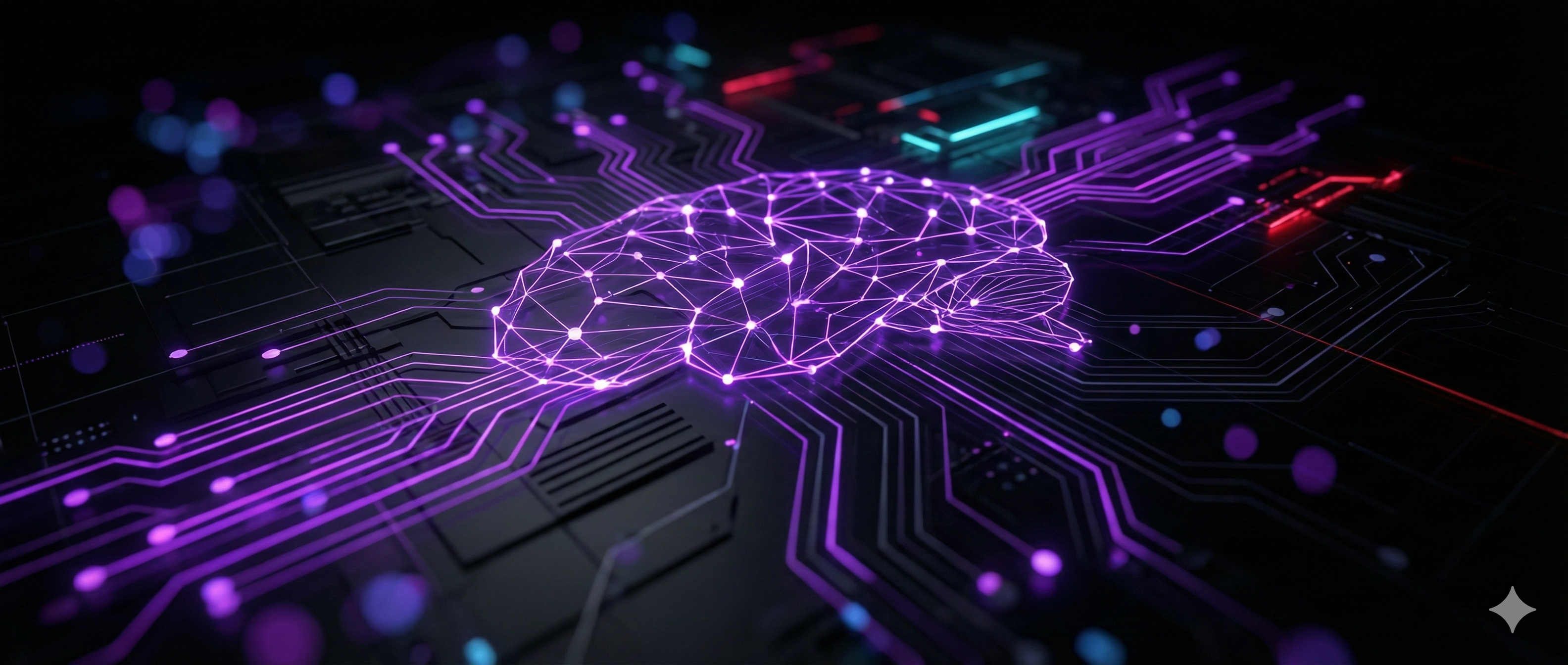 Futuristic cybernetic AI girl profile for Virtual Lover Reviews background